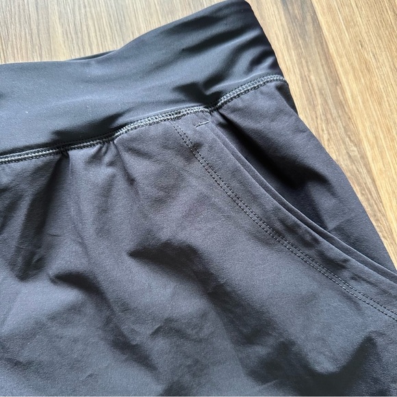 Lands End Womens Swim Shorts w/ Brief Modest 11" Quick Dry Black Plus‎ 24W Beach - Picture 5 of 9